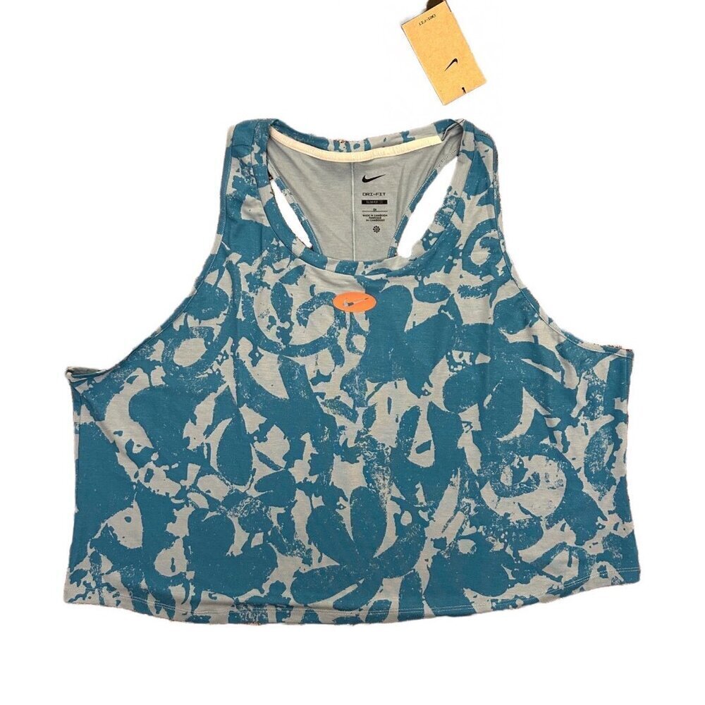 Nike Womens Sleeveless Training Tank Top Dri-Fit Slim Fit Plus Size 2X - NWT $55